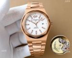 Swiss Quality Faux Girard-Perregaux Laureato 42 Watches Rose Gold Case